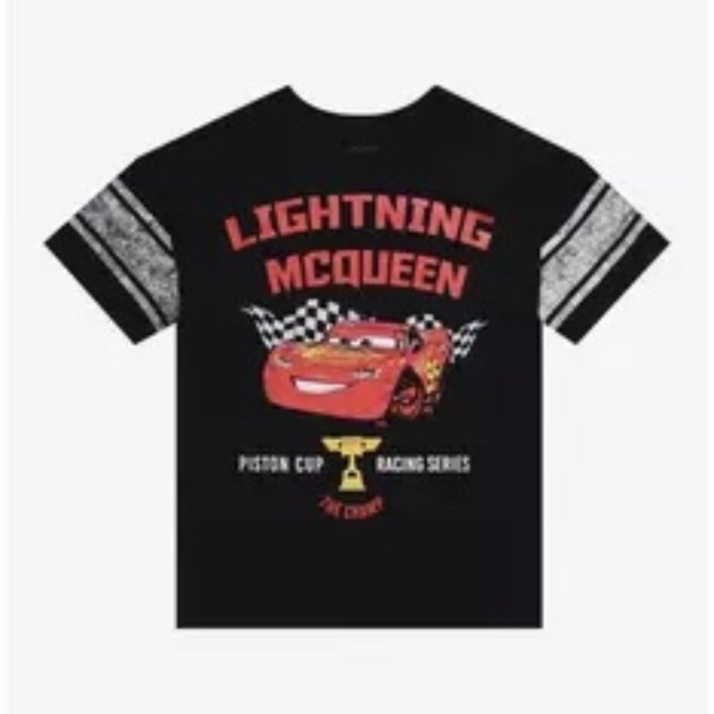 Disney Pixar Cars Lightning McQueen Piston Cup Racing Relaxed Fit  juniors 3X